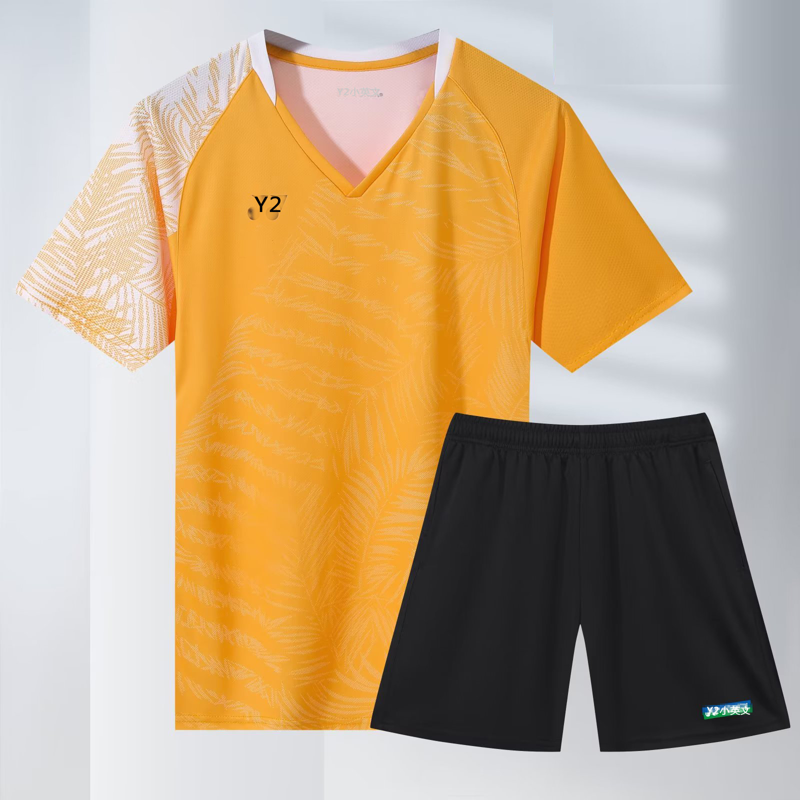 New badminton suit men's and women's same competition suit quick-drying breathable children's badminton suit sports top 381