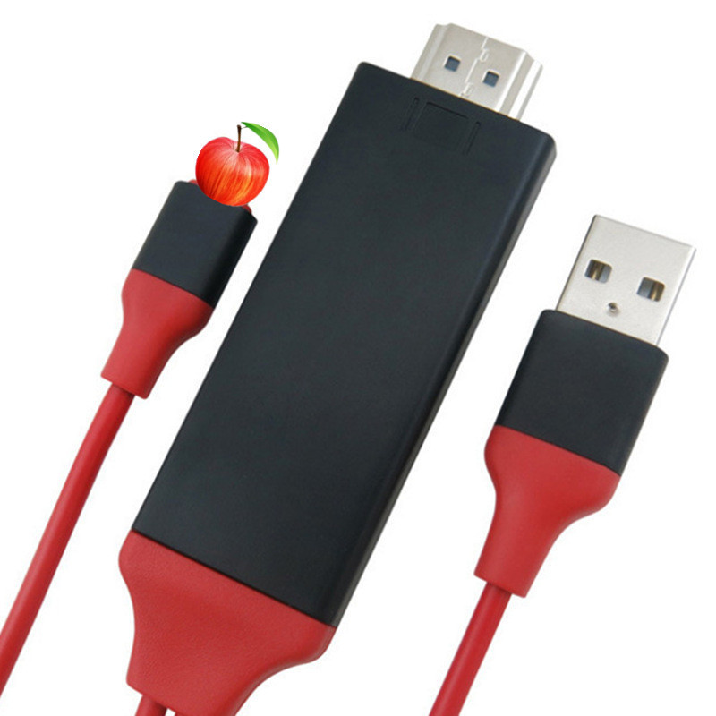 アップルに適用されます。稲妻からhdmiに変換されます。携帯電話からテレビに変換されます。1080p|undefined