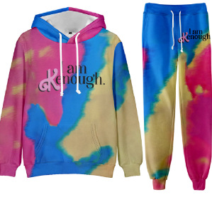 Barbie sweater European and American casual trousers hoodie suit to figure sample round neck long sleeve cross-border hot selling coat for men and women