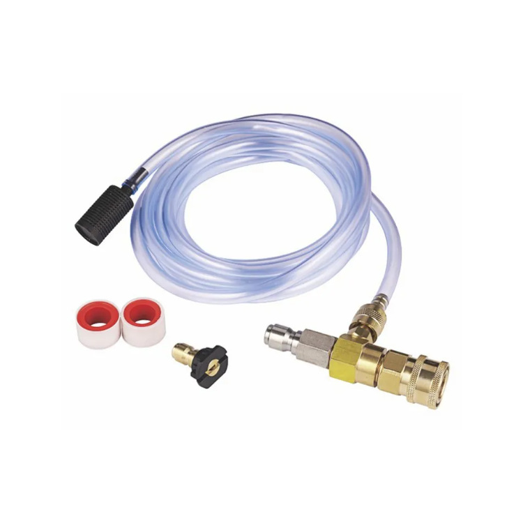 Amazon High Pressure Cleaner Chemical Injector Kit 3/8 Quick Connection Adjustable Soap Foam Nozzle