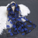 Leaves-Royal Blue