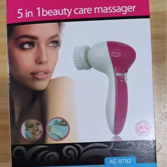Five-in-one facial cleansing instrument electric face washing instrument face washing brush face cleaning instrument massage beauty instrument gift