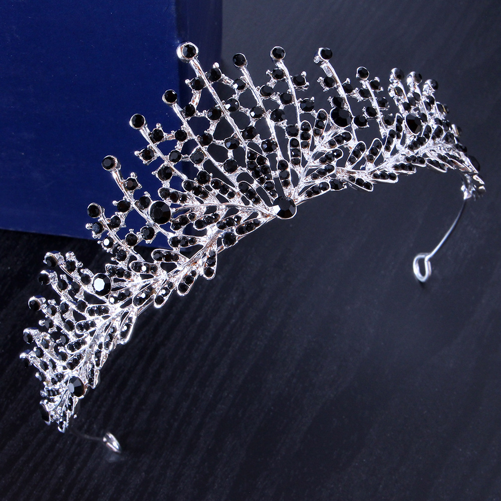 Factory Supply Bridal Crown Mori Headwear Alloy Bridal Crown Headband Wedding Crown Headwear Wholesale