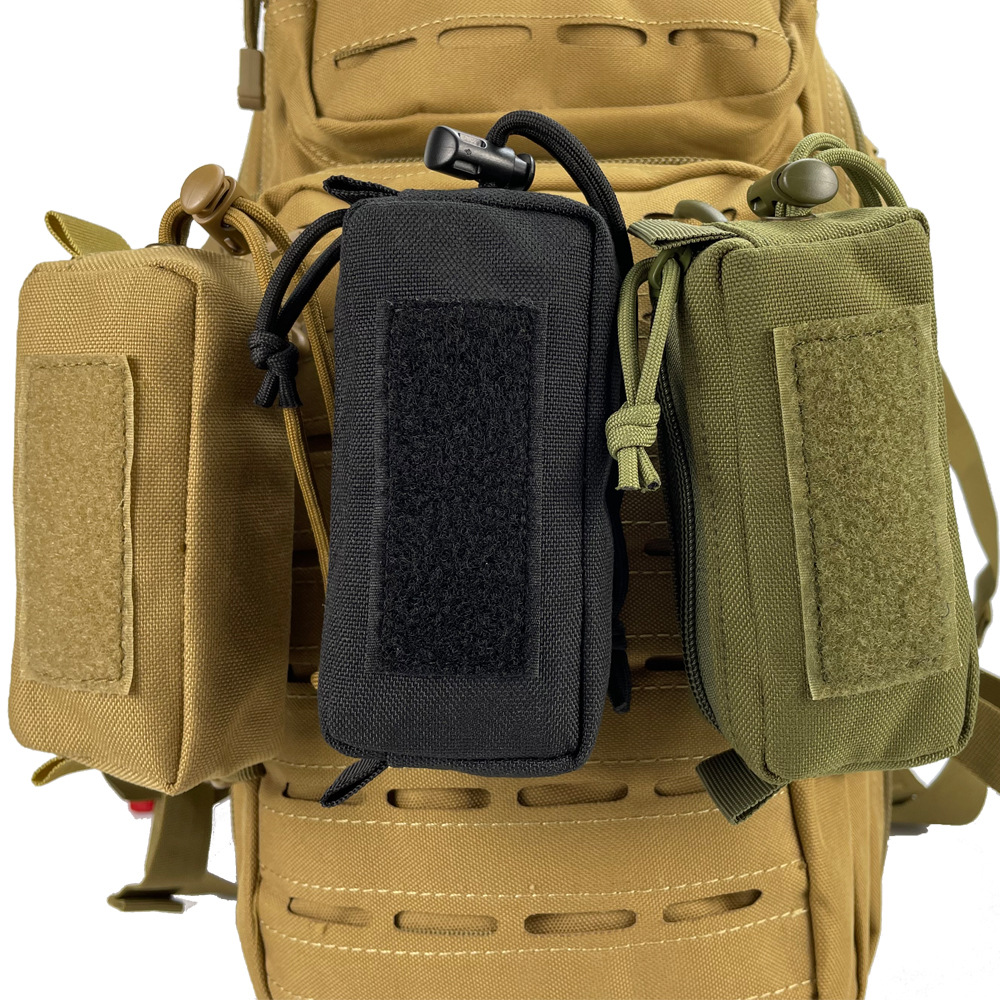 Tactical Key case multifunctional outdoor sports bag portable zipper small key case waterproof portable clutch bag