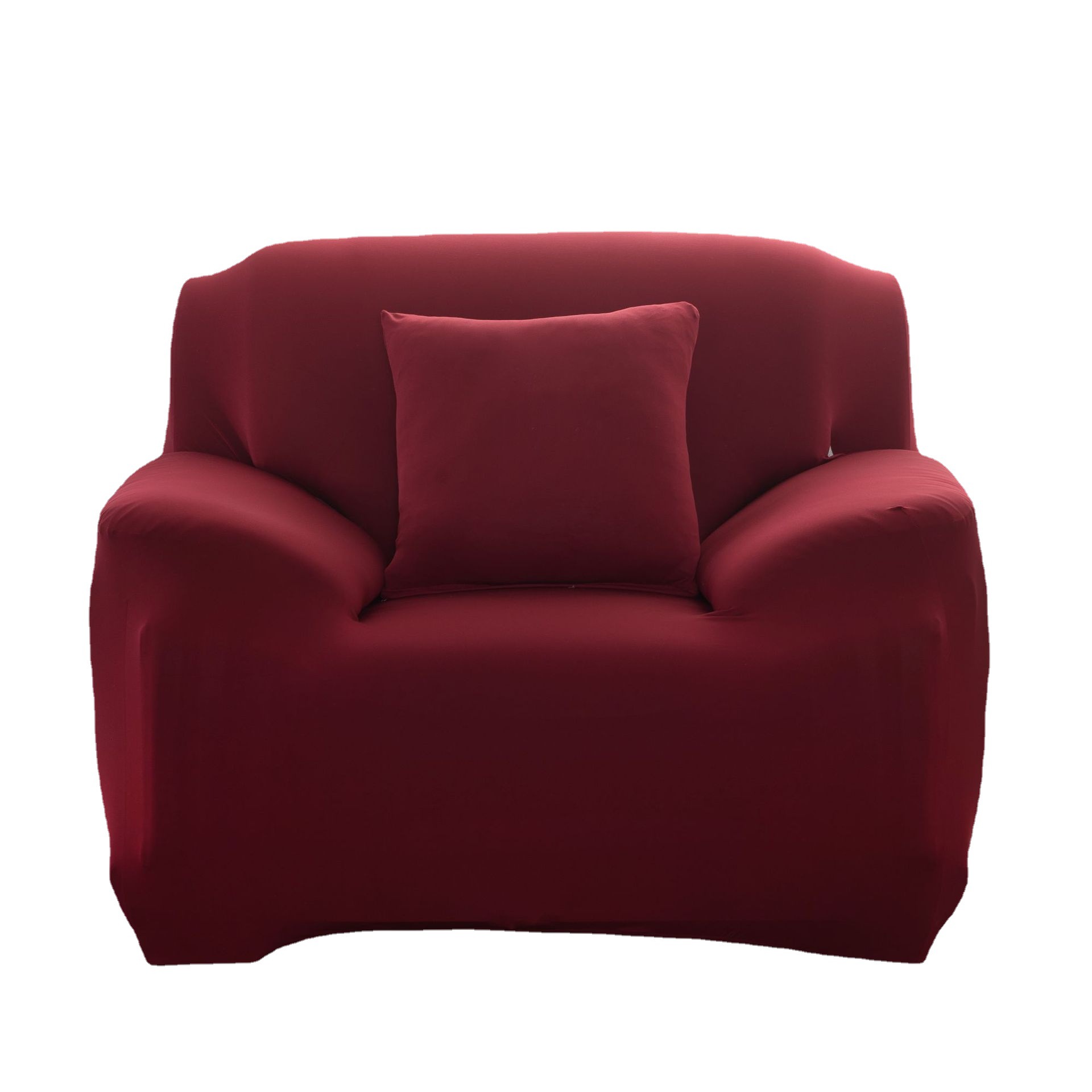 kuyan/kuyan solid color stretch milk silk pastoral style combination full foreskin European fabric dustproof sofa cover