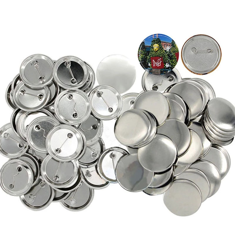 Tinplate badge material Iron badge DIY consumables Yum blank material factory direct supply