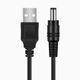 5v 5521 straight head 1m black