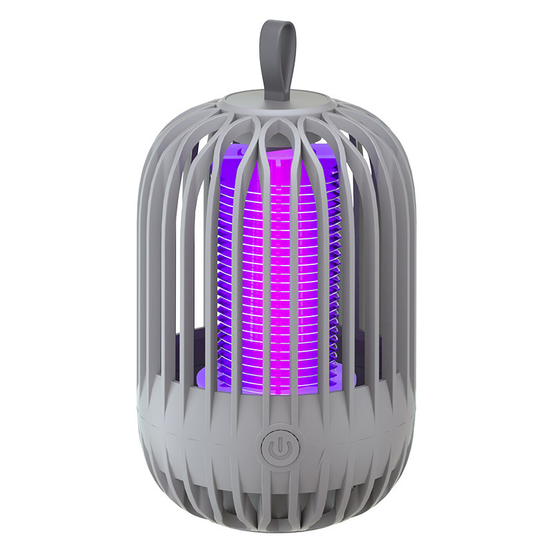 2023 new USB electric shock mosquito killer lamp bird cage outdoor charging mosquito killer photocatalyst indoor mosquito killer cross-border