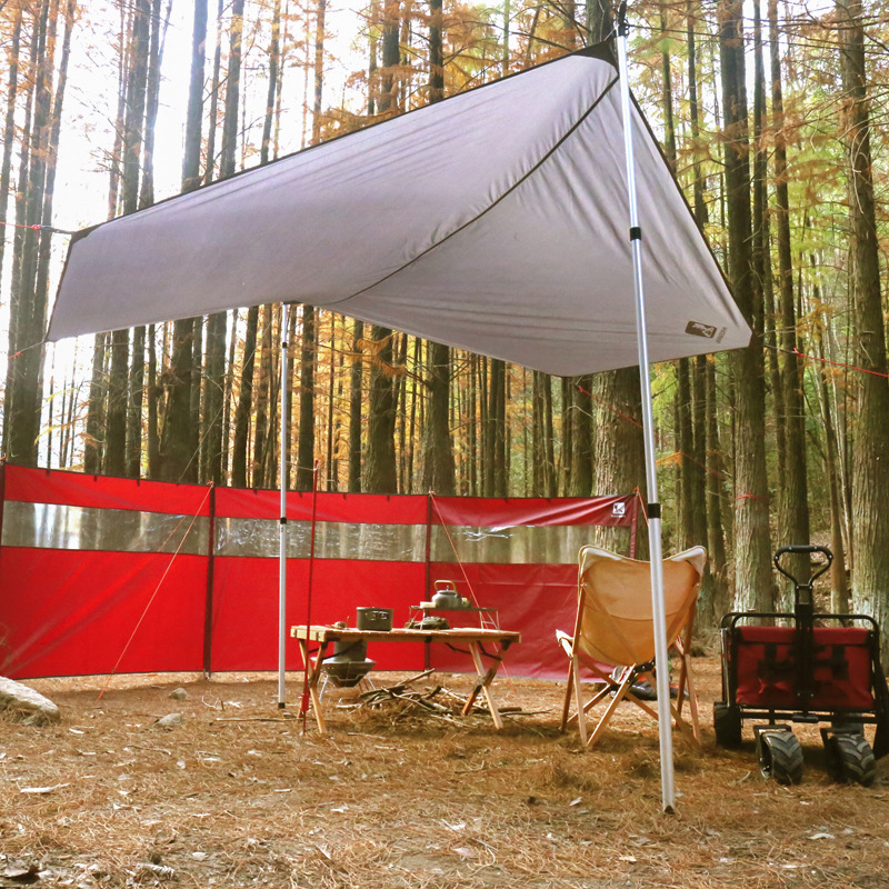 Outdoor Camping Tent Hexagon Floor Cloth Anti-grass Cloth Waterproof Moisture-proof Wear-resistant Oxford Mat Oversized Light picnic mat