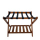 Teak Carbon Luggage Rack