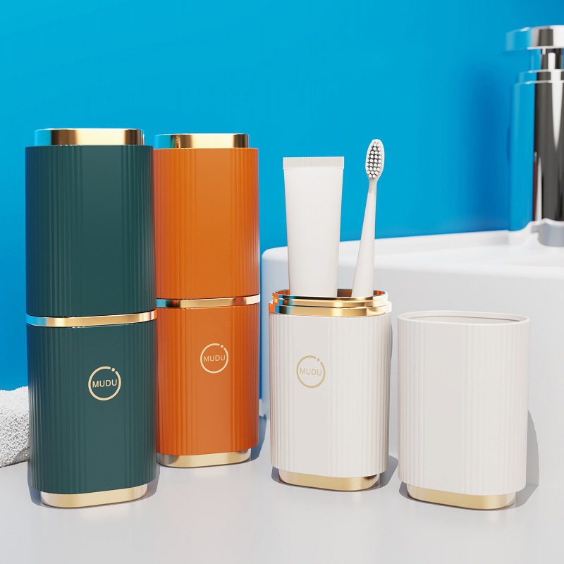 Household Travel Wash Cup Mouthwash Cup Toothbrush Toothpaste Storage Box Toothbrush Box Toothbrush Box Portable Set