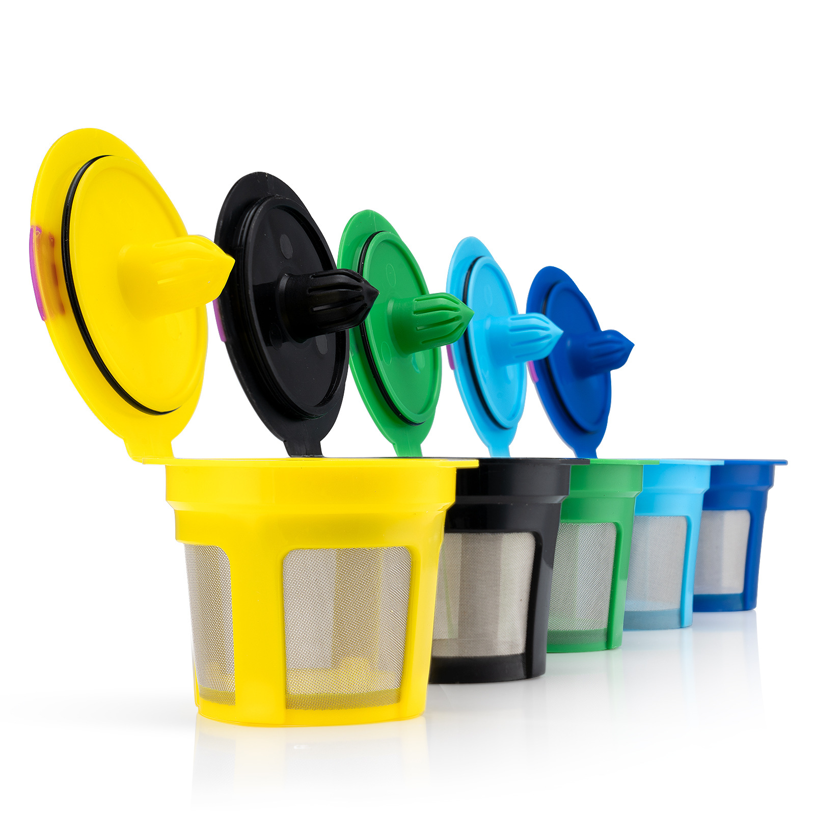 Source factory direct sale custom color classic cup compatible 2.0 recyclable k cup coffee capsule cup