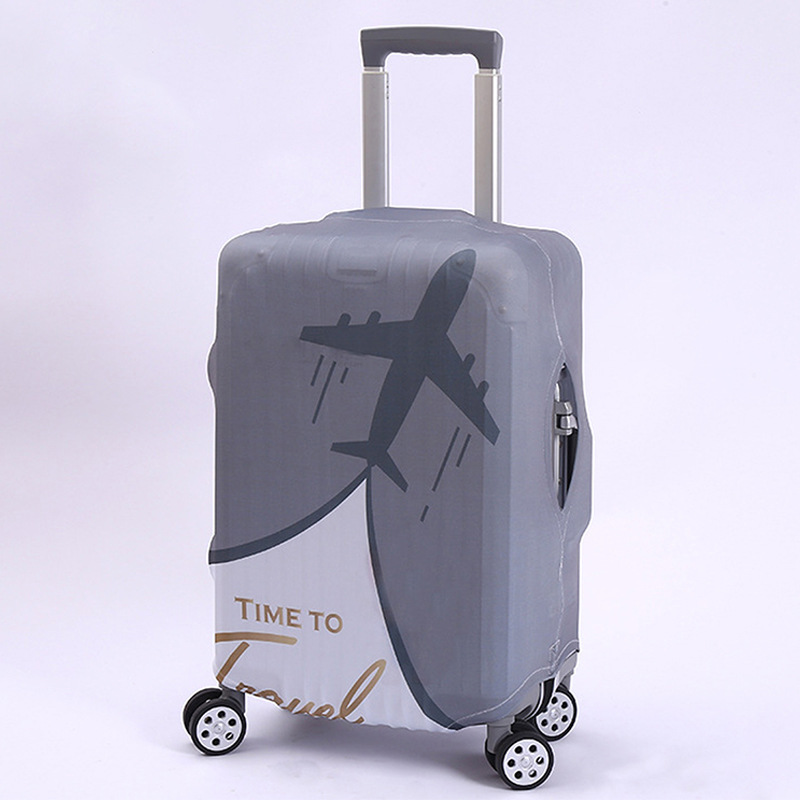 Simple Pull-along Luggage Protection Cover, Travel Business Trip Suitcase Cover 18-29 Inches, Airport Travel Luggage Shield