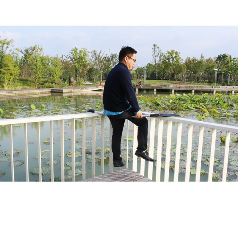 Thickened 133cm aluminum alloy paddle T-shaped handle single blade inflatable boat kayak assault boat paddle plastic handle