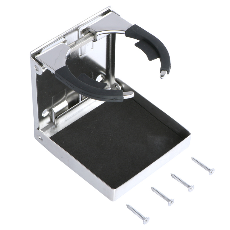 Foldable Cup Holder 316 Stainless Steel Adjustable Cup Holder for RV Yacht Outdoor High-grade Luxury Cup Holder