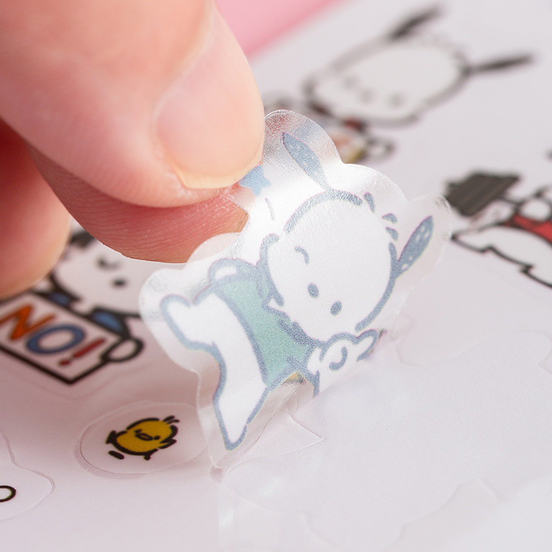 Sanrio Sticker Cartoon Sticker Parchia Dog Egg Boy Cute Sticker Daily Necesties Decorative Waterproof Sticker Wholesale