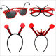 Ladybug Costume Bee Ladybug Headband Glasses Ladybug Girl Decoration Cartoon Party Props Fly Dress Up Props