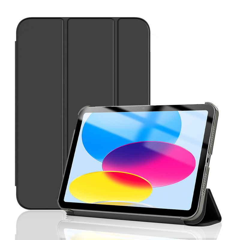 На 2022 год защитный чехол для iPad 10,2-дюймовая плоская складывающаяся втрое Прозрачная защитная оболочка air6 Hard Shell ipad10.9