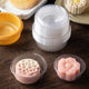 Dessert Transparent Plastic Tray Egg Yolk Pastry Base Mooncake Bag Blister Inner Tray Blister Box Box 100 Pieces for Baking