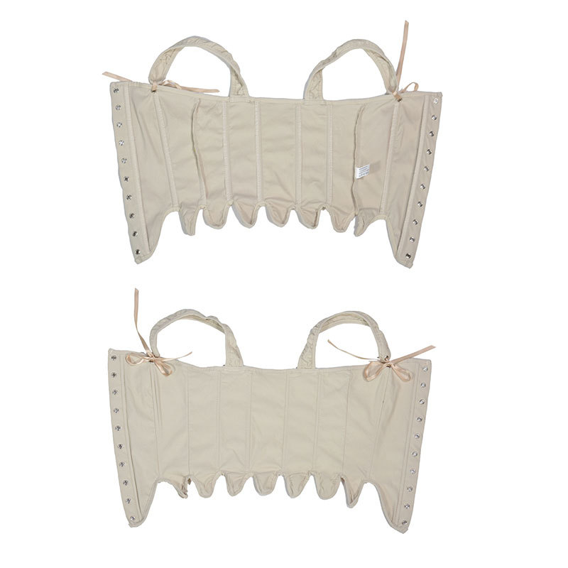 21175 stretch twill cotton foreign trade women's summer new fashion front strap fishbone waist slim-fit sleeveless