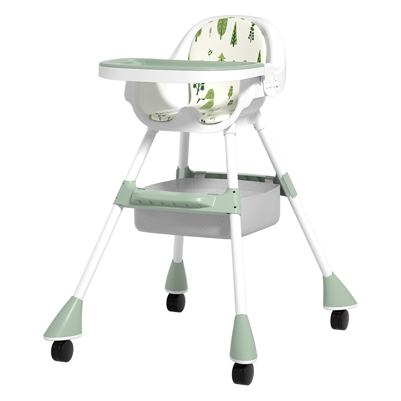 Large Baby Dining Chair Children's Dining Chair Multifunctional Foldable Portable Baby Chair Dining Table Chair