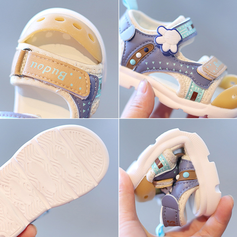 A generation of baby sandals 2023 Summer Children's functional shoes for boys and girls Baotou beach shoes toddler shoes