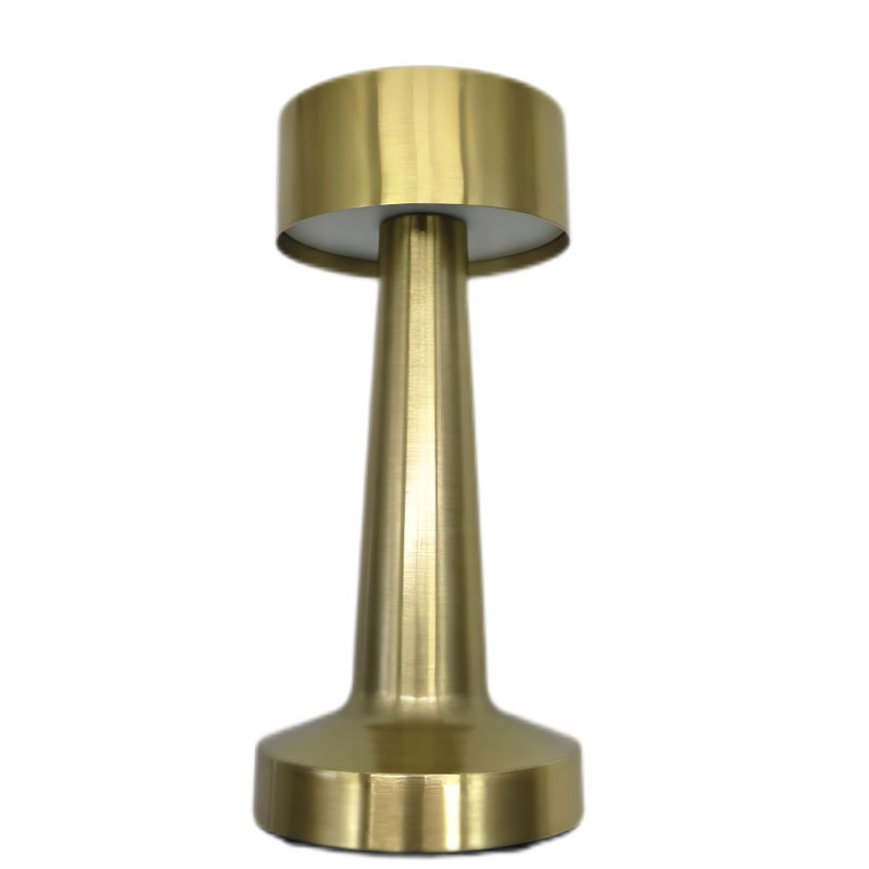 Retro metal table lamp bar charging table lamp coffee shop atmosphere lamp USB charging touch bar lamp dumbbell lamp
