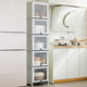 Gap Kitchen Storage Rack Flatting Rack Seasoning Rack Storage Rack Kitchen Supplies Sideboard Household Multi-Layer Cabinet