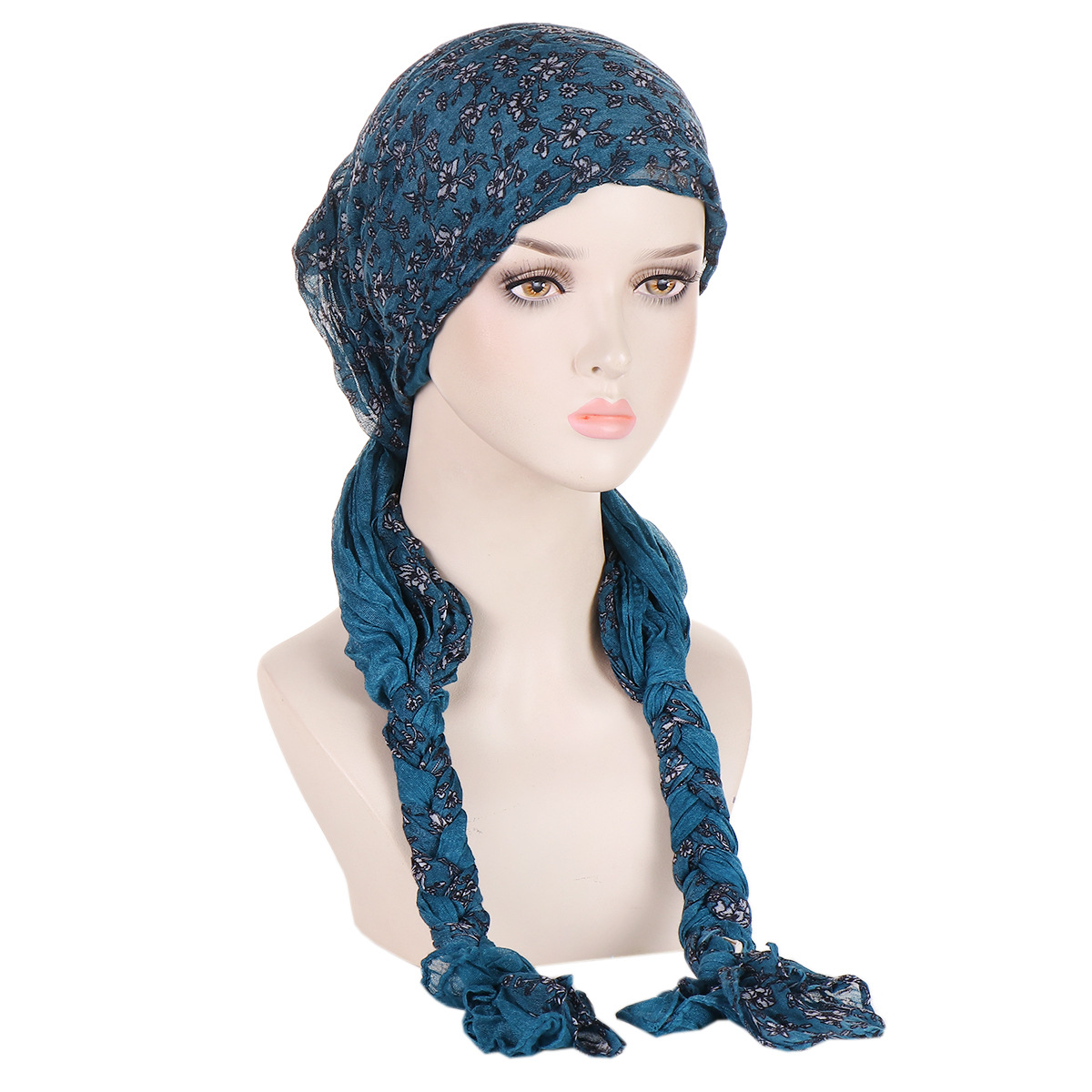 Cross-border Hot Sale Handmade Braided Hood Scarf Women's Fashion All-match Baotou New Hood Hat