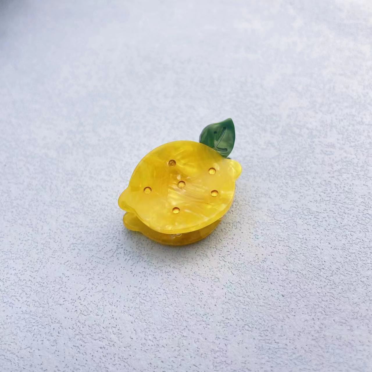 Commerce extérieur nouvelle épingle à cheveux en acétate de fruits fraise dessin animé accessoires pour cheveux ins haute qualité mignon épingle à cheveux y2g dopamine_voghion.com