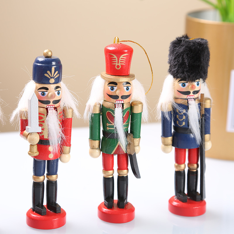 European Christmas Nutcracker Soldier Doll Creative Home Bookcase Wine Cabinet Bar Desktop Decoration Ornaments Wholesale