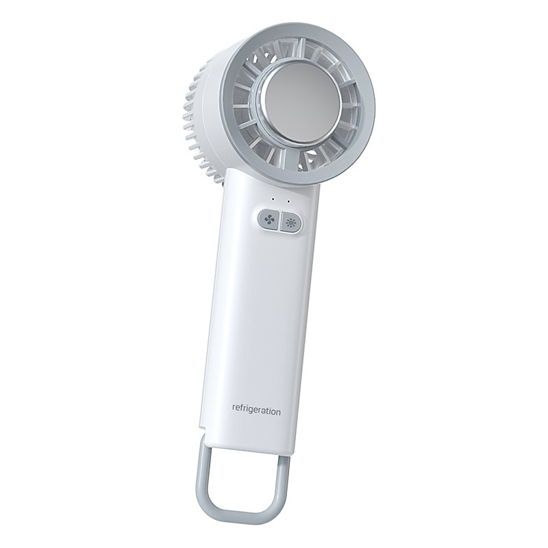 Cross-border 2025 new handheld portable ice refrigeration fan small desktop semiconductor turbine mini usb