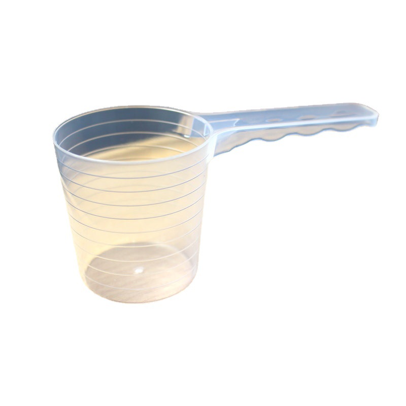 Plastic measuring spoon 100ml graduated pet feed spoon 50g powder liquid particles baking measuring spoon wholesale