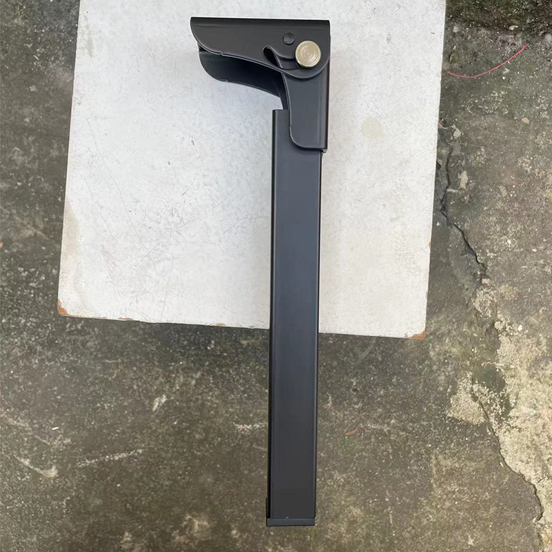 Folding Table Foot Furniture Folding Support Foot Table Leg Bracket 90 Degree Invisible Dark Foot Metal Square Foot Storage Foot Iron