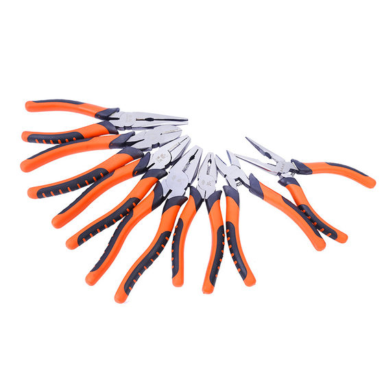 Luwei industrial-grade tiger pliers pointed-nose pliers multifunctional manual wire pliers labor-saving non-slip vise diagonal pliers