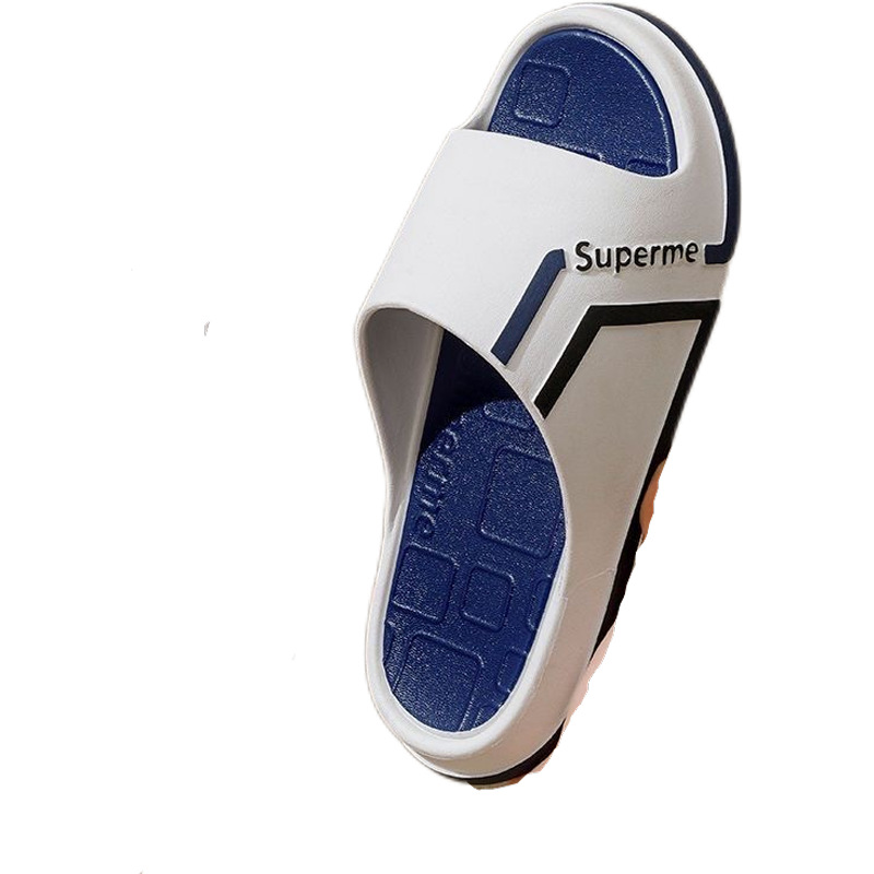Summer New Fashionable Student Korean Style Outwear High-end Boys Sandals and Slippers Household Thick Bottom Bath Super Soft Wear-resistant Style
