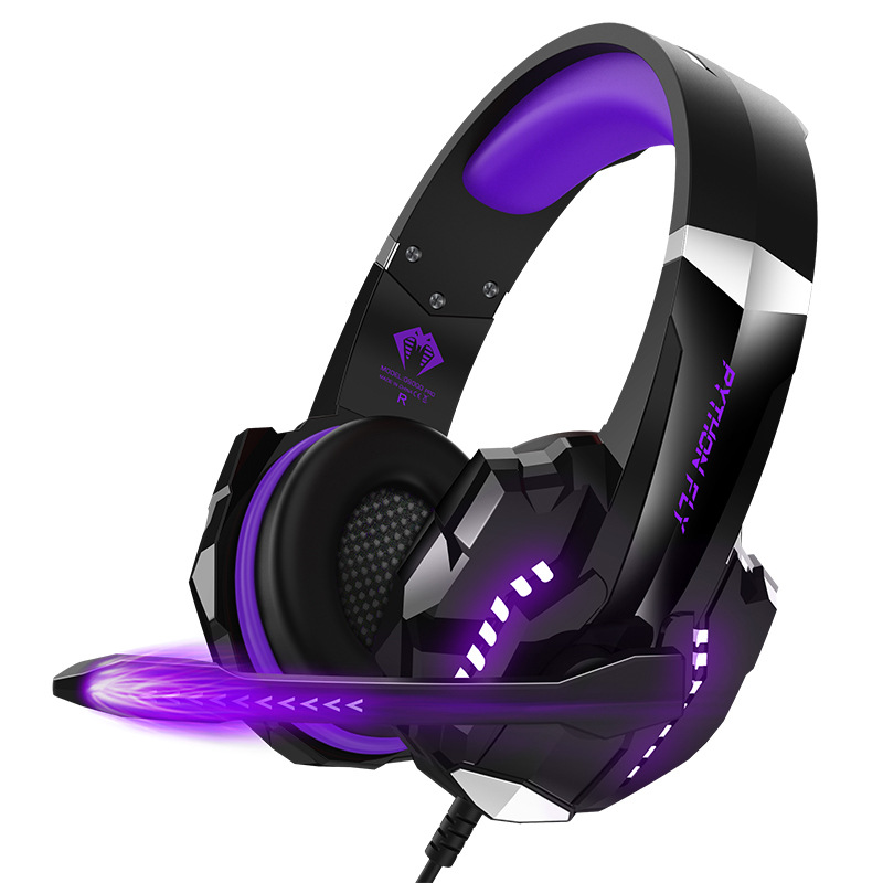 Ground-to-Air G9000PRO Wired Headphones E-Sports Noise Reduction LED Luminous Gaming Computer Headphones in Stock