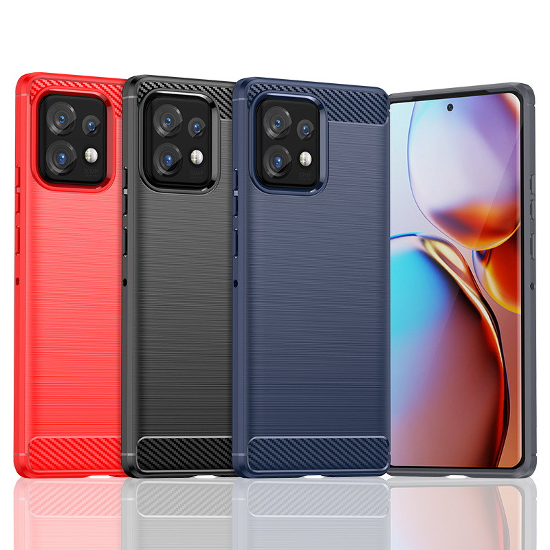 適用Moto X40手機殼X40Pro保護套Moto G72拉絲軟硅膠全包加厚防摔