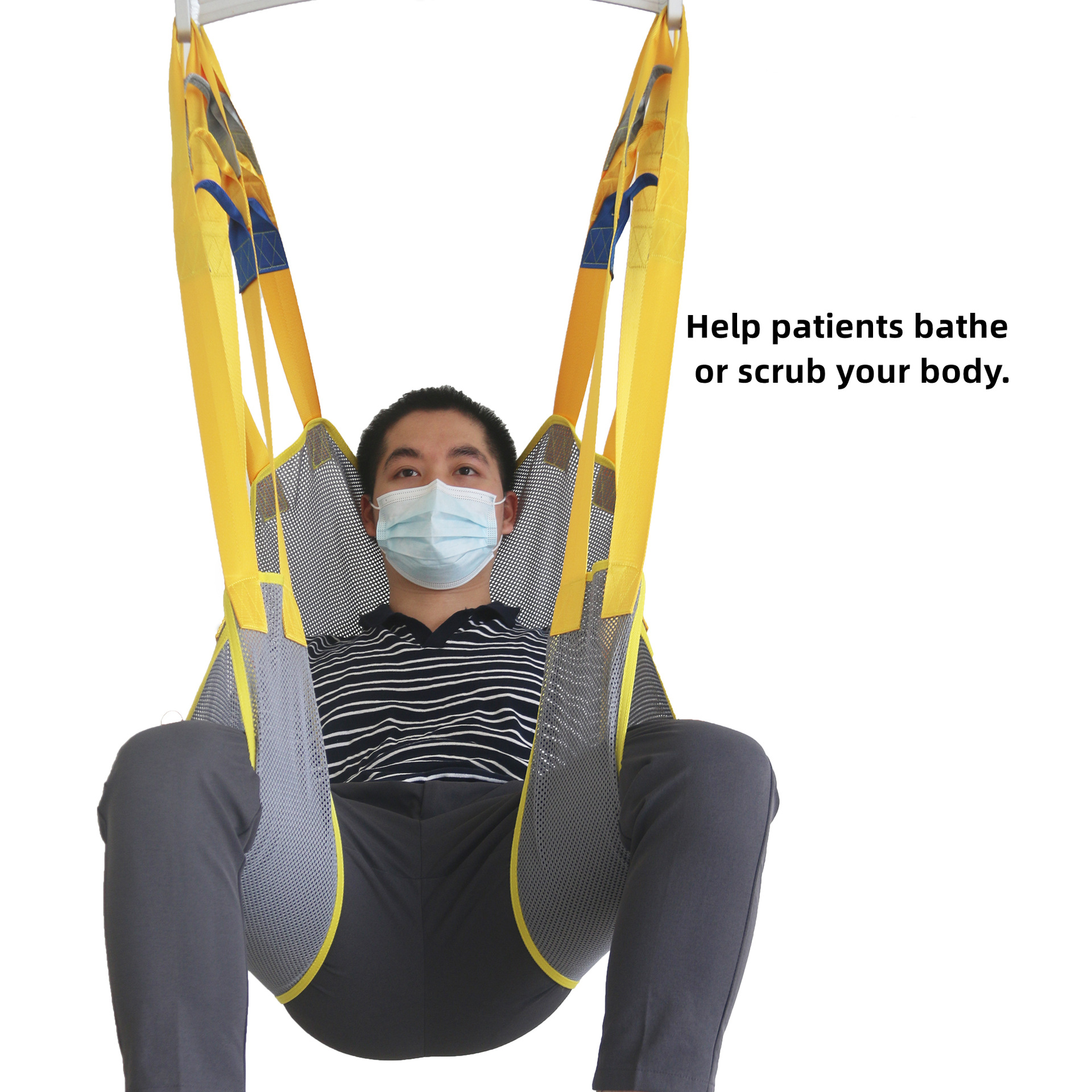 patient lift sling Amazon Cross-border Disabled Patient Shifting Machine Sling Sling Bathing Elderly