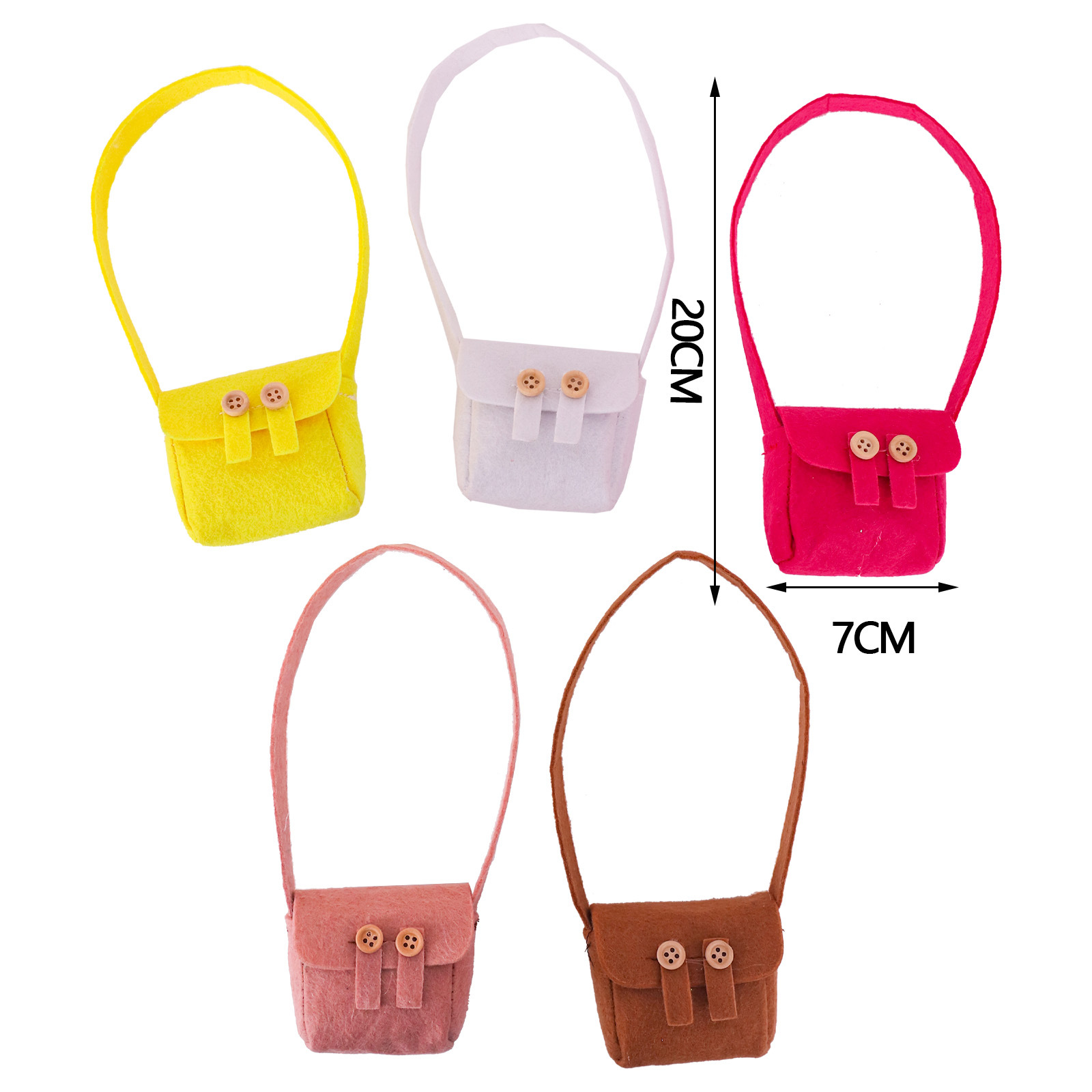 Cyber Celebrity Hyaluronic Acid Duck Satchel Accessories Hyaluronic Acid Duck 30cm Hat Glasses Accessories Brown Bag Yellow Duck Accessories
