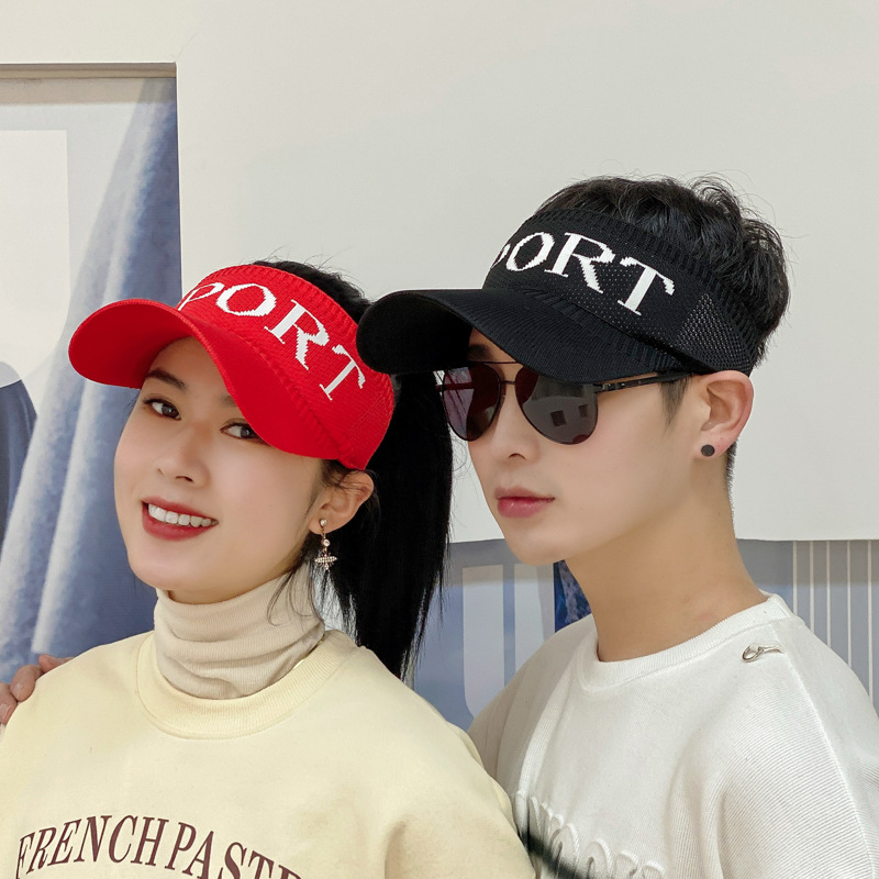 Hat women's summer Korean-style empty top hat new outdoor cap sunscreen Cute Sports baseball cap wholesale