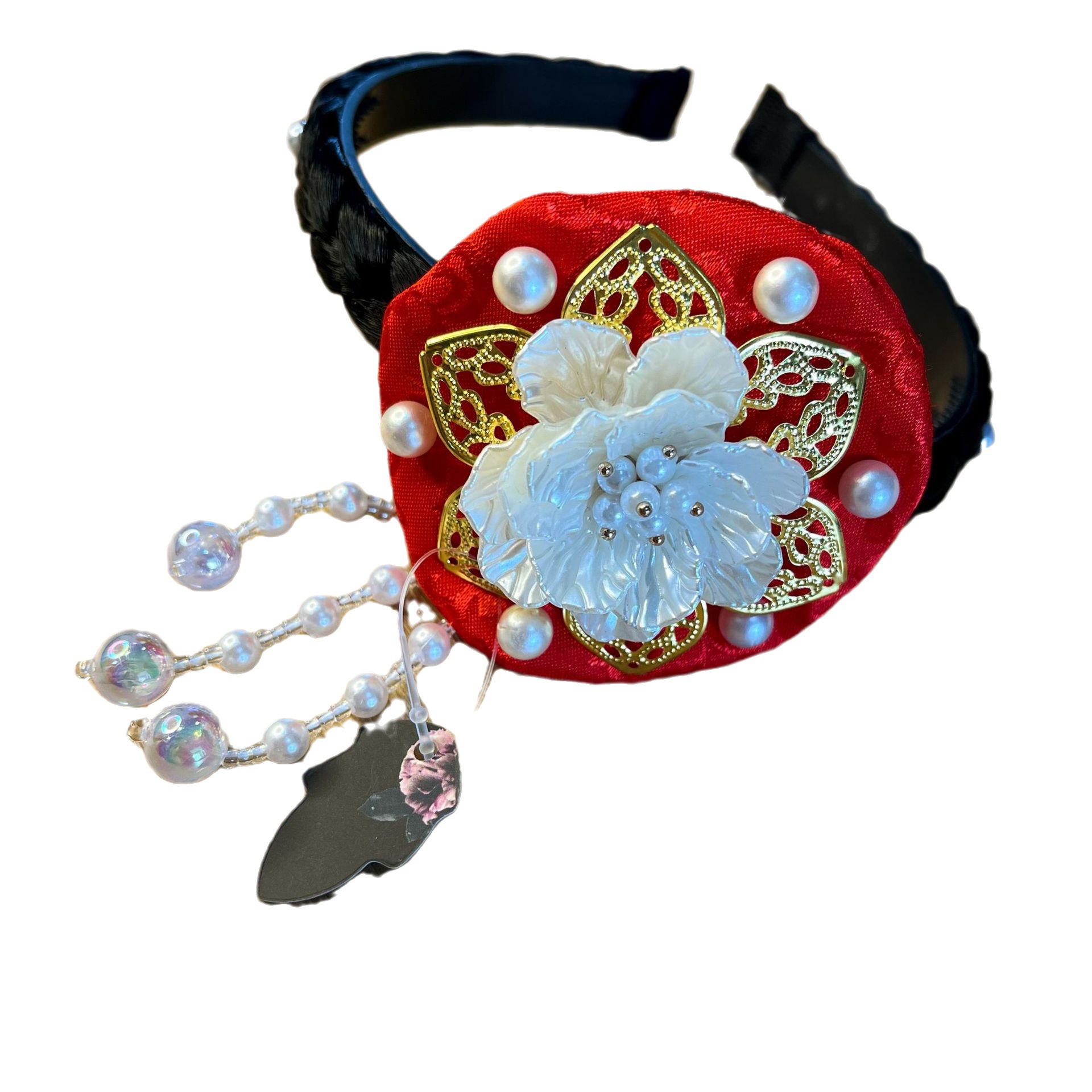Korean clothing hair accessories headband Korean clothing new Yanji princess hair bag headdress ethnic style accessories photo photo Super fairy