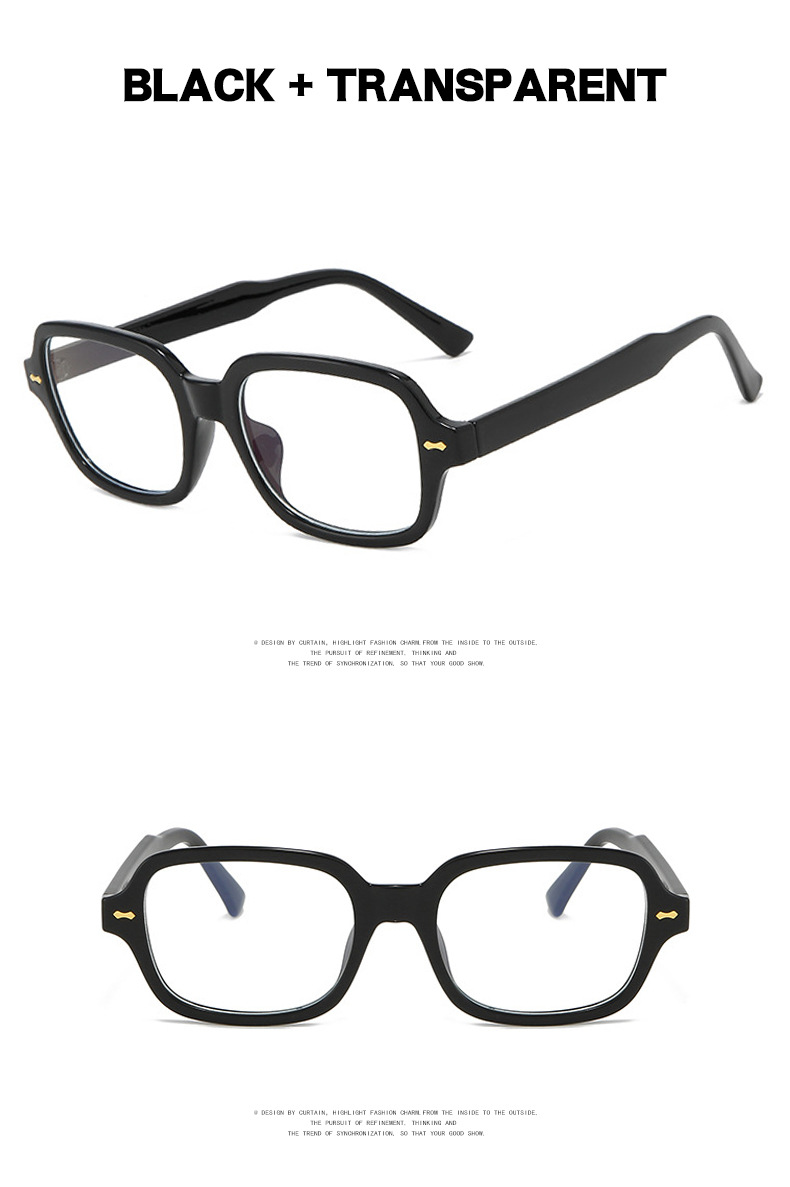 Cross-border rice nail sunglasses square 2021 New European and American trend personalized sunglasses all-match retro trendy sunglasses_voghion.com