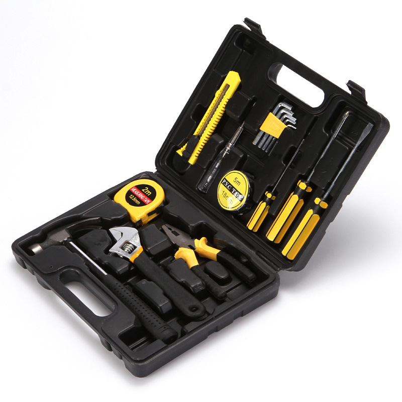 The new 16-piece hardware tool kit car emergency combination suit vise hex 8016-1
