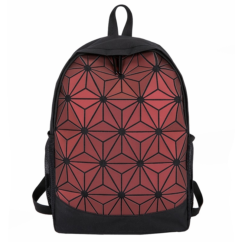 Fashion Colorful Geometric Bag Backpack Creative Personality New Student Backpack Street Fashion Sports Backpack Women
