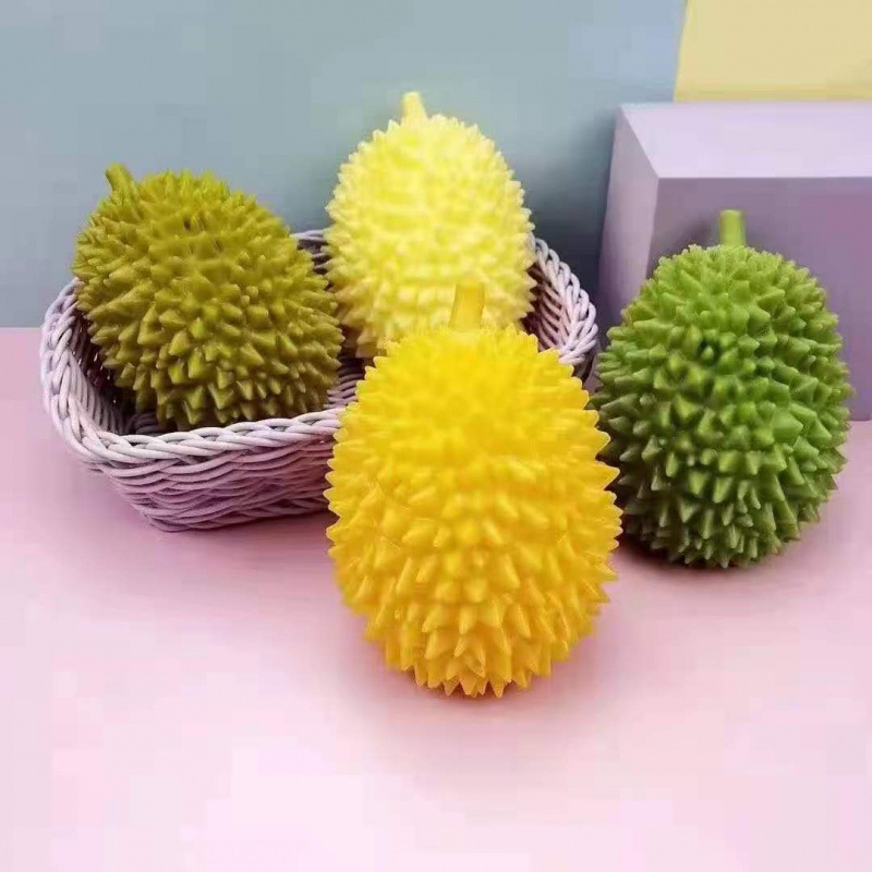 Creative durian pinch music fall not rotten decompression funny pressure vent ball children's toy fruit imitation