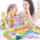 Electric DIY science and education variety building blocks mechanical gear linkage children's educational early education assembling particle building blocks toys