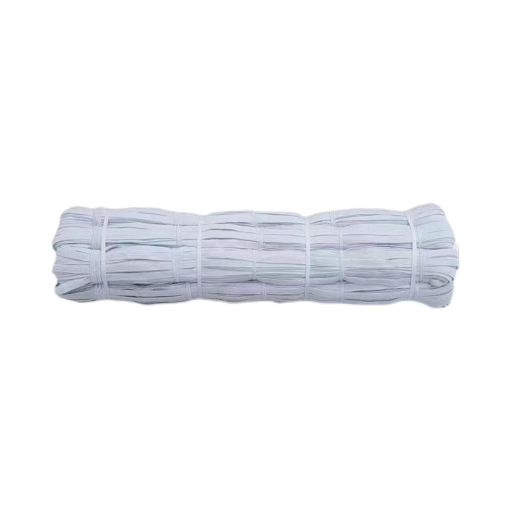 Running horse elastic belt white black sleeve Ryan elastic webbing belt narrow side elastic belt flat tendon