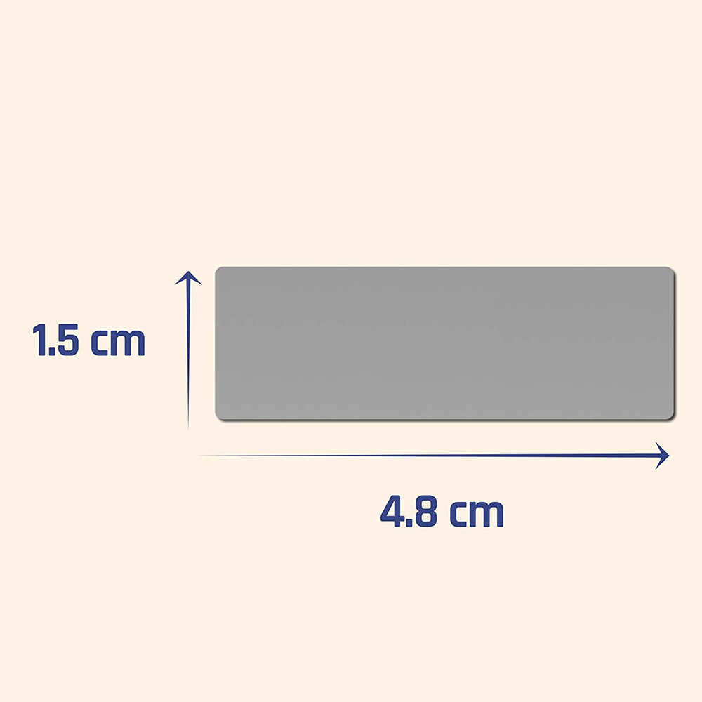 Spot hot 15*48mm rectangular scratch stickers DIY scratch award scratch surprise sticker 15