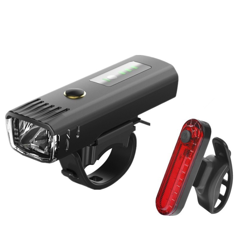 Cross-border German bicycle light intelligent induction anti-dazzling headlight USB rechargeable strong light flashlight riding equipment
